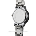 china made man sport quartz watch, white dail with three eyes, stainless steel watch
